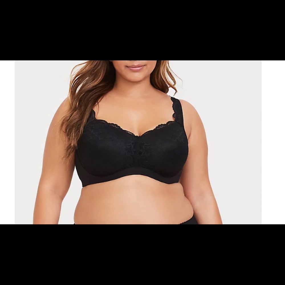 Lace Maximum Support Lined Full Coverage Bra 50c - image 2